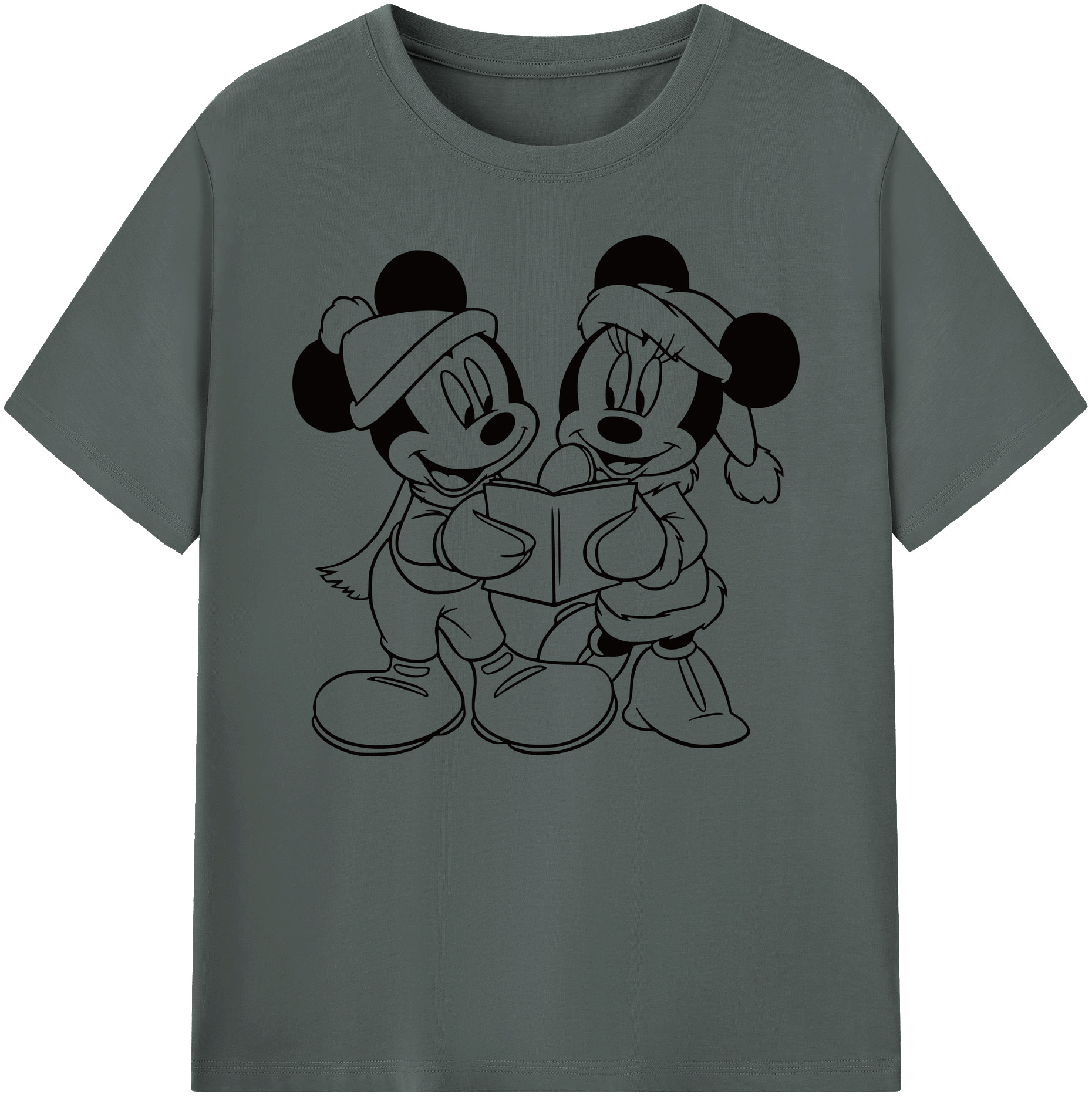 ミッキーマウス Mickey Mouse 綿100％ メンズ半袖Tシャツ｜肌触りやわらか＆通気性